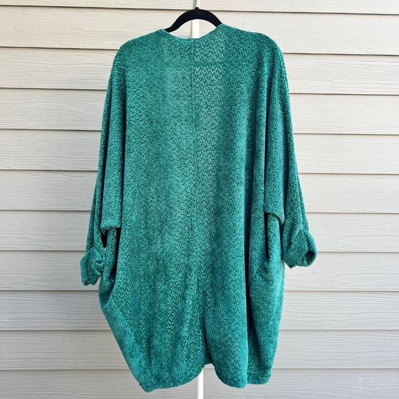 Flawless Green Open-Front Cardigan | Size Small | NWT - Picture 4 of 7